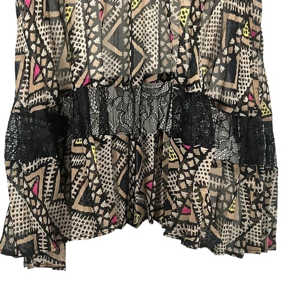 BCBG GENERATION WOMEN'S SPAGETTI STRAP FLOWY TOP/BLOUSE - Picture 4 of 12